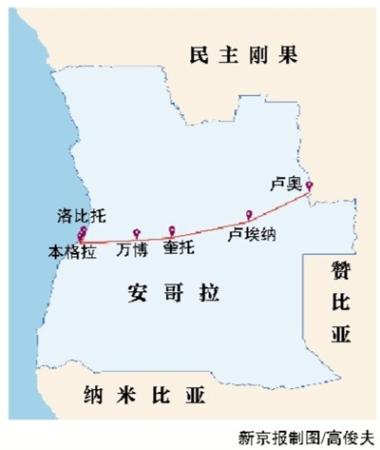 中國企業(yè)建成安哥拉最快鐵路 建材設(shè)備國內(nèi)採購