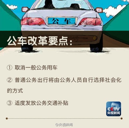 "公車改革"全面啟動 取消副部級以下領(lǐng)導(dǎo)幹部用車