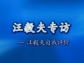 專訪——汪毅夫自我評價(jià)