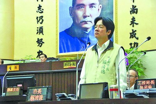 申請經(jīng)費(fèi)全被封殺 議員控訴賴清德將選舉恩怨帶到市政