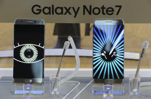 資料圖：三星Note7手機(jī)