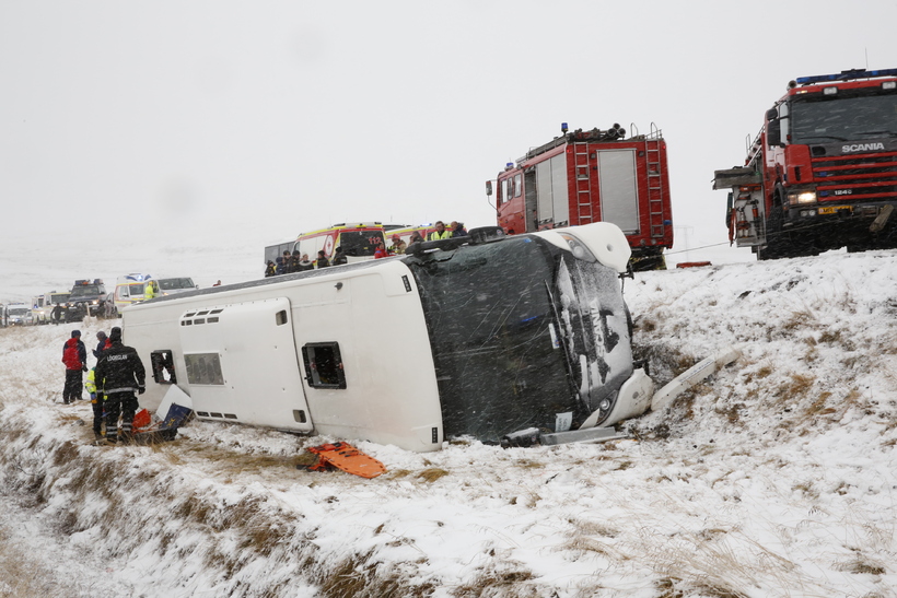 冰島一旅遊大巴發(fā)生車禍 中國遊客7人傷