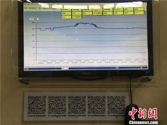 圖為金豐(中國(guó))機(jī)械工業(yè)有限公司內(nèi)隨處可見的二維碼 李佳赟 攝