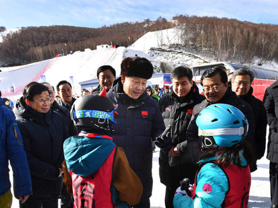 習近平總書記看望冰雪健兒引起熱烈反響